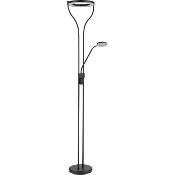 Globo - LED reguliuojamas grindinis šviestuvas LED/20W/230V + LED/4W 3000K juodas