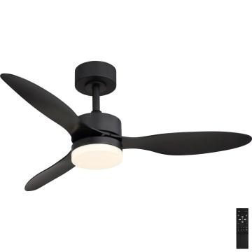 Globo - LED Reguliuojamas lubinis ventiliatorius LED/20W/230V 2700-6500K + nuotolinio valdymo pultas