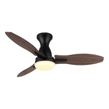 Globo - LED Reguliuojamas lubinis ventiliatorius LED/22W/230V 3000/4500/6000K + nuotolinio valdymo pultas