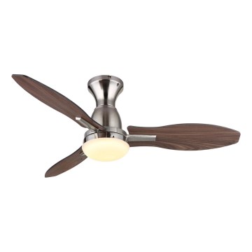 Globo - LED Reguliuojamas lubinis ventiliatorius LED/22W/230V 3000/4500/6000K + nuotolinio valdymo pultas