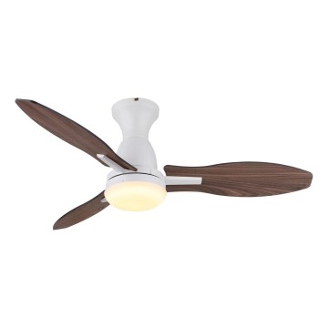Globo - LED Reguliuojamas lubinis ventiliatorius LED/22W/230V 3000/4500/6000K + nuotolinio valdymo pultas