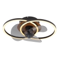 Globo - LED Reguliuojamas lubinis ventiliatorius LED/24W/230V 2700-6500K + nuotolinio valdymo pultas