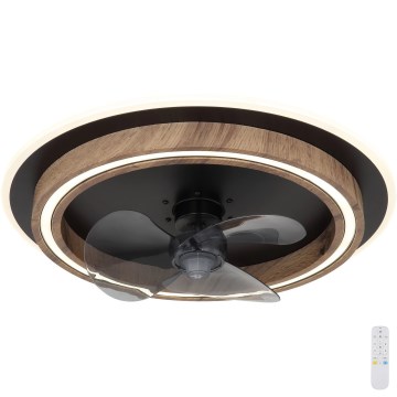 Globo - LED Reguliuojamas lubinis ventiliatorius LED/32W/230V 2700-6500K + nuotolinio valdymo pultas