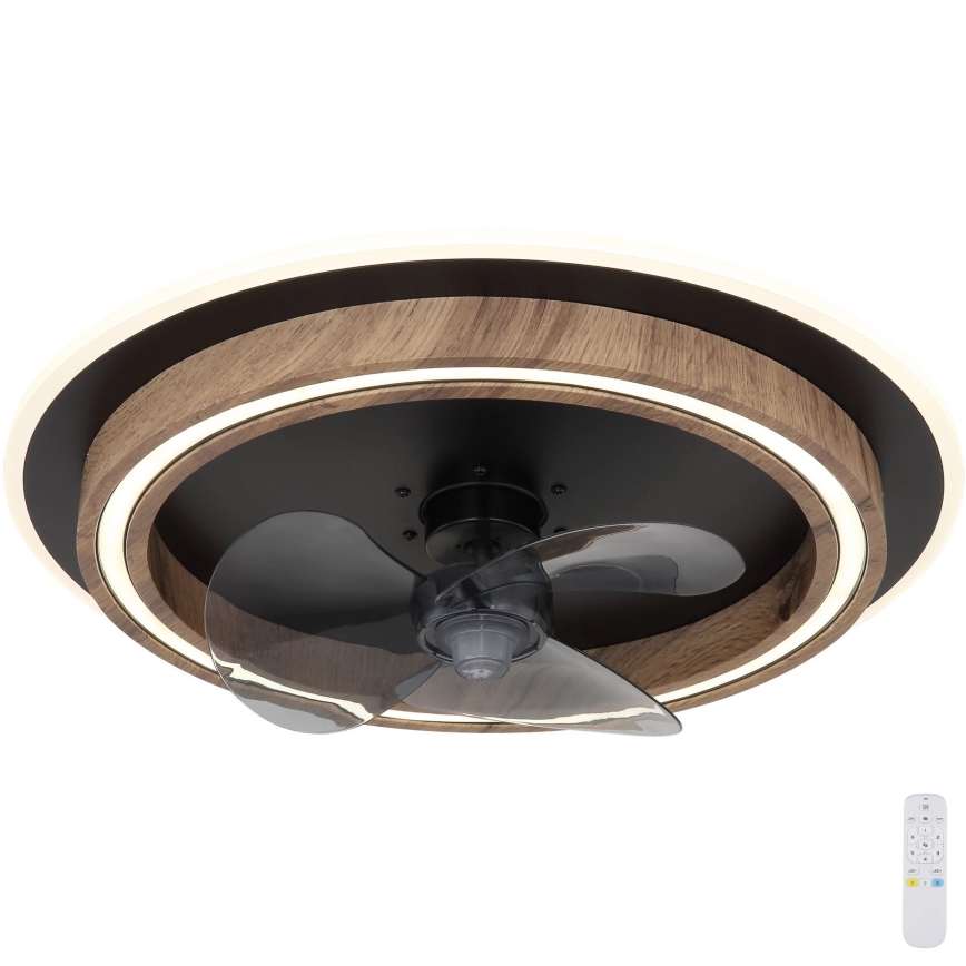 Globo - LED Reguliuojamas lubinis ventiliatorius LED/32W/230V 2700-6500K + nuotolinio valdymo pultas
