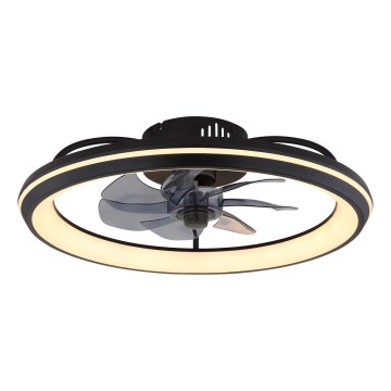 Globo - LED Reguliuojamas lubinis ventiliatorius LED/40W/230V 3000-6500K + nuotolinio valdymo pultas
