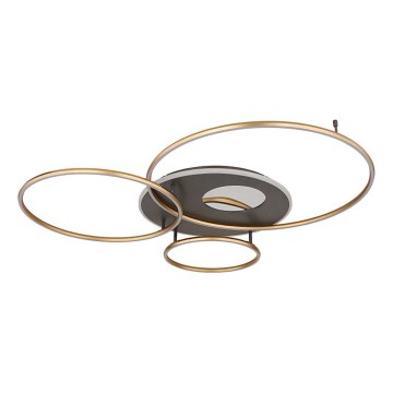 Globo - LED reguliuojamas lubų šviestuvas LED/70W/230V 2700-6500K auksinės spalvos + nuotolinio valdymo pultas