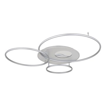 Globo - LED reguliuojamas lubų šviestuvas LED/70W/230V 2700-6500K matinio chromo spalvos + nuotolinio valdymo pultas
