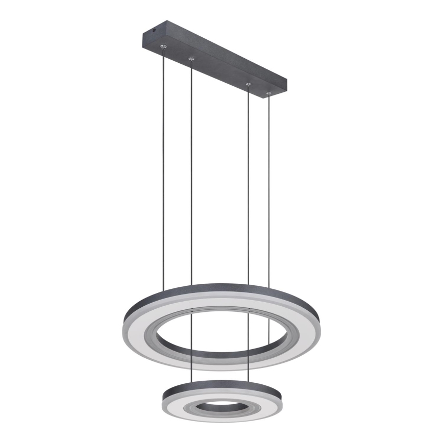Globo - LED Reguliuojamas pakabinamas sietynas LED/50W/230V 2700-6000K diametras 50 cm juoda + nuotolinio valdymo pultas