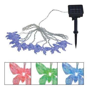 Globo - LED RGB Dekoratyvinė grandinėlė 10xLED/0,06W/3,2V 470 cm IP44