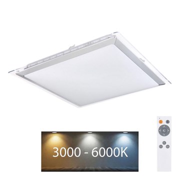 Globo - LED RGB Pritemdomas šviestuvas LED/48W/230V+LED/4,5W/230V 3000-6000K + nuotolinio valdymo pultas