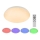 Globo - LED RGB reguliuojamas lubų šviestuvas 1xLED/12W/230V + 1xLED/3W + nuotolinis valdymas