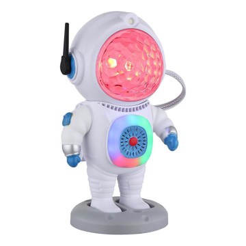 Globo - LED RGB Stalinis šviestuvas LED/6W/5V astronautas balta