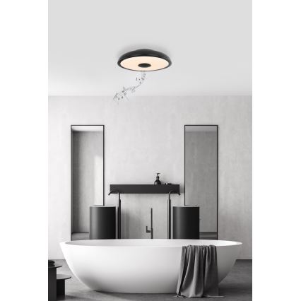 Globo - LED RGBW Dimbare Badkamer lempa su kolonėle LED/18W/230V IP44 + nuotolinio valdymo pultas