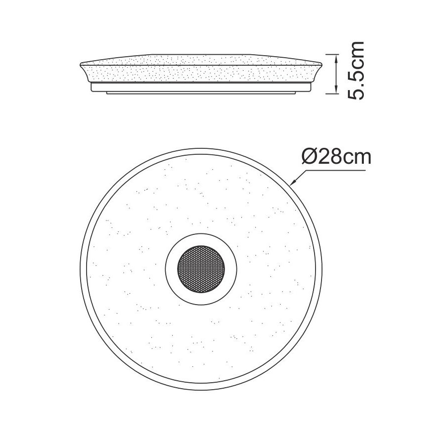 Globo - LED RGBW Pritemdomas vonios šviestuvas su kolonėle  su kolonėle LED/18W/230V 3000-6500K IP44 + nuotolinio valdymo pultas