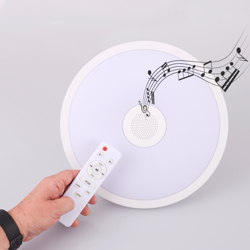 Globo - LED RGBW Pritemdomas vonios šviestuvas su kolonėle  su kolonėle  LEDW/230V 3000-6500K IP44 /18+ nuotolinio valdymo pultas