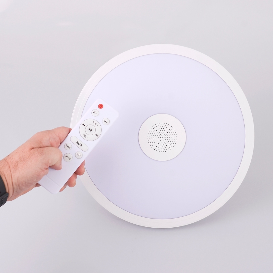 Globo - LED RGBW Pritemdomas vonios šviestuvas su kolonėle  su kolonėle  LEDW/230V 3000-6500K IP44 /18+ nuotolinio valdymo pultas