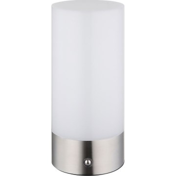 Globo - LED RGBW Pritemdomas jutiklinė lauko Stalinis šviestuvas LED/1,8W/5V 1500 mAh IP44 matinis chromas