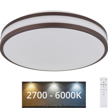 Globo - LED RGBW Reguliuojamas lubinis šviestuvas LED/18W/230V 2700-6000K + nuotolinio valdymo pultas