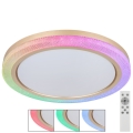 Globo - LED RGBW reguliuojamas lubų šviestuvas LED/20W/230V 2700-6500K + nuotolinio valdymo pultas
