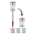 Globo - LED RGBW Saulės energija įkraunamas šviestuvas 2in1 LED/0,06W/3V IP44