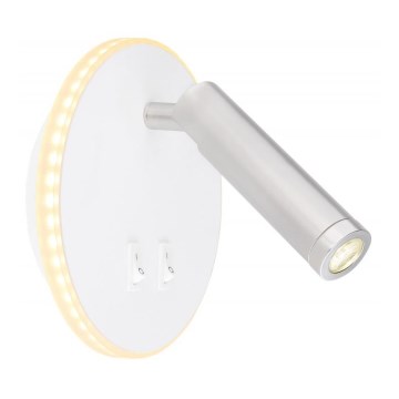 Globo - LED Sieninis akcentinis šviestuvas LED/6W + LED/1W/230V