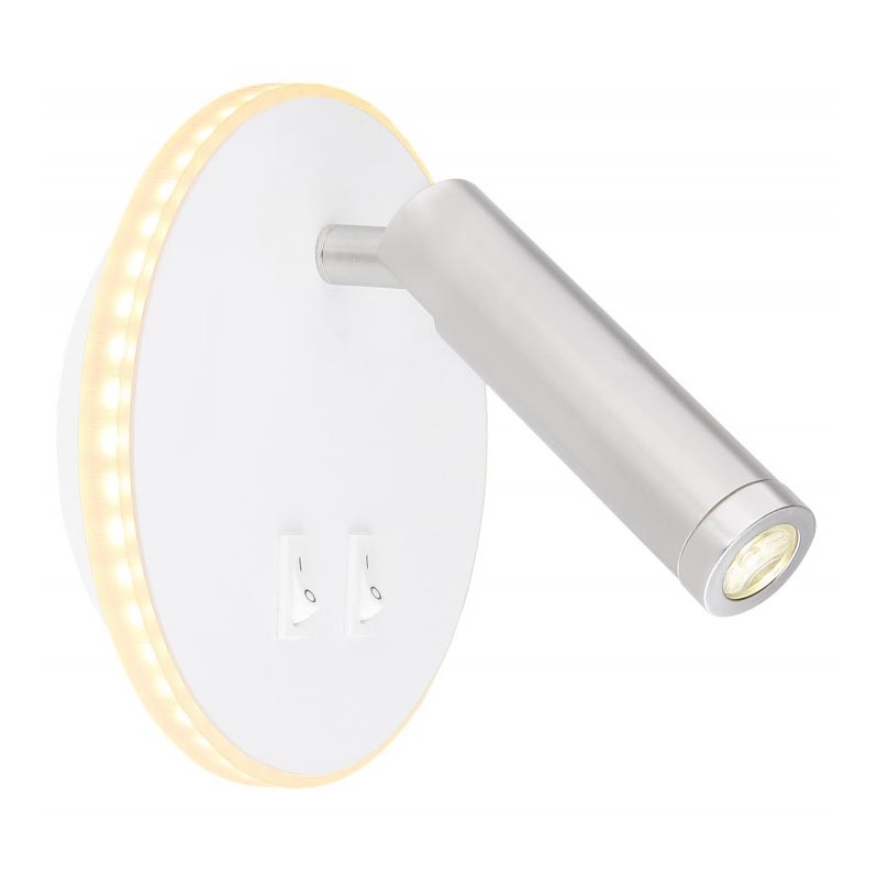 Globo - LED Sieninis akcentinis šviestuvas LED/6W + LED/1W/230V