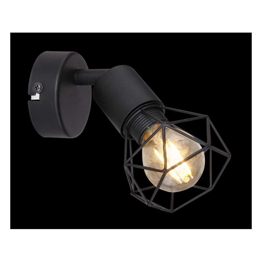 Globo - LED sieninis akcentinis šviestuvas 1xE14/6W/230V juoda