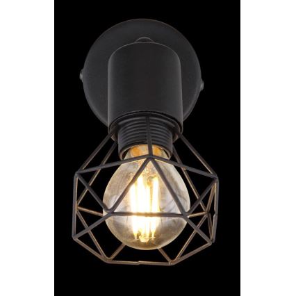 Globo - LED sieninis akcentinis šviestuvas 1xE14/6W/230V juoda