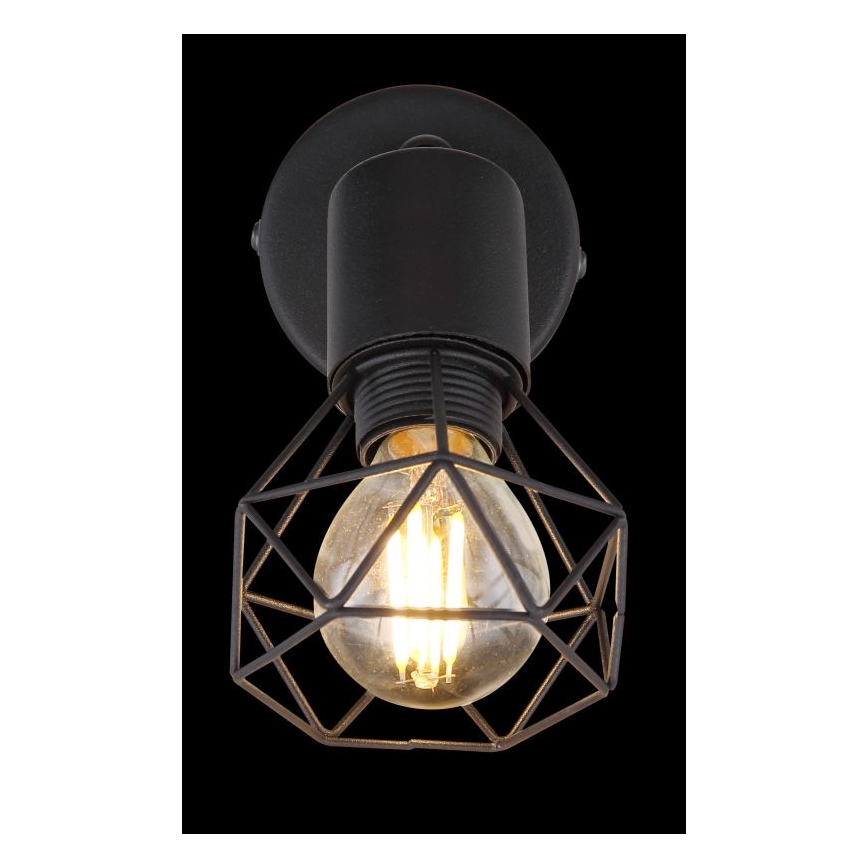 Globo - LED sieninis akcentinis šviestuvas 1xE14/6W/230V juoda