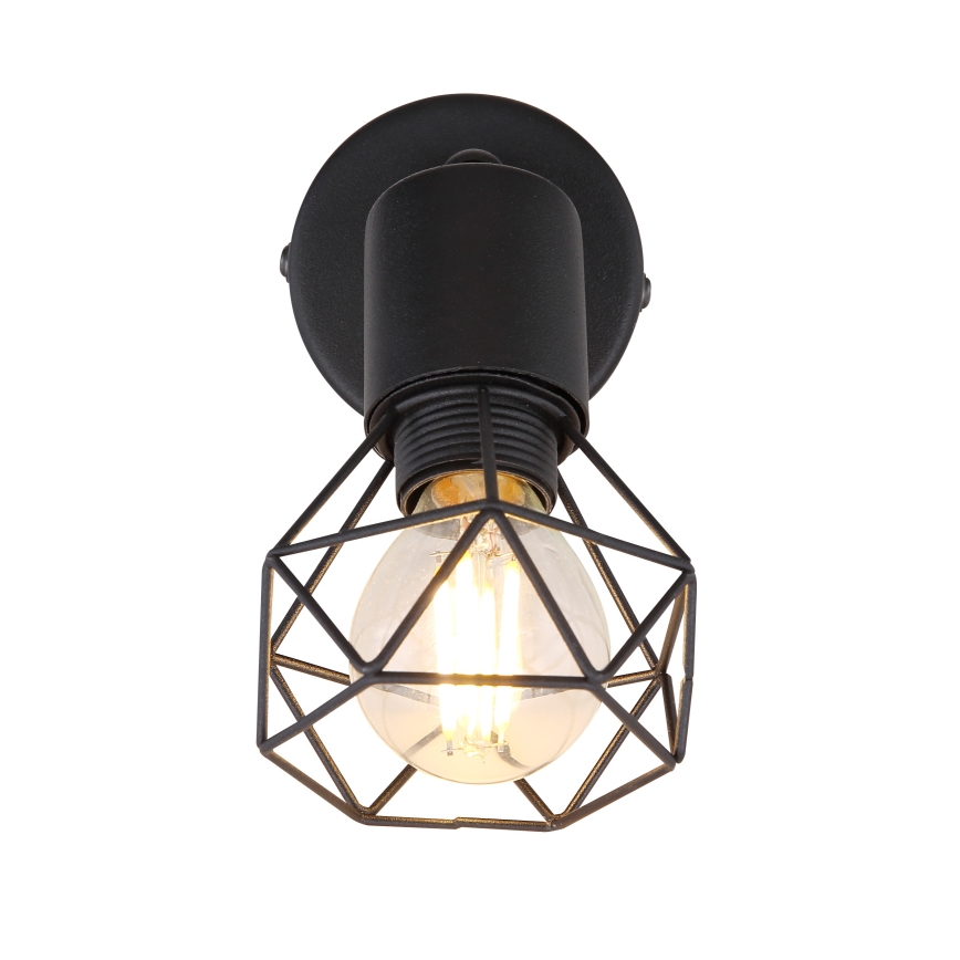 Globo - LED sieninis akcentinis šviestuvas 1xE14/6W/230V juoda