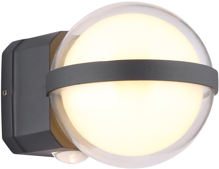 Globo - LED sieninis lauko šviestuvas LED/12W/230V IP54 juoda