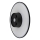 Globo - LED sieninis lauko šviestuvas LED/15W/230V 3000/4000/6000K diametras 25,2 cm IP44 juoda