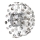 Globo - LED sieninis šviestuvas 6xG9/3,5W/230V blizgus chromas