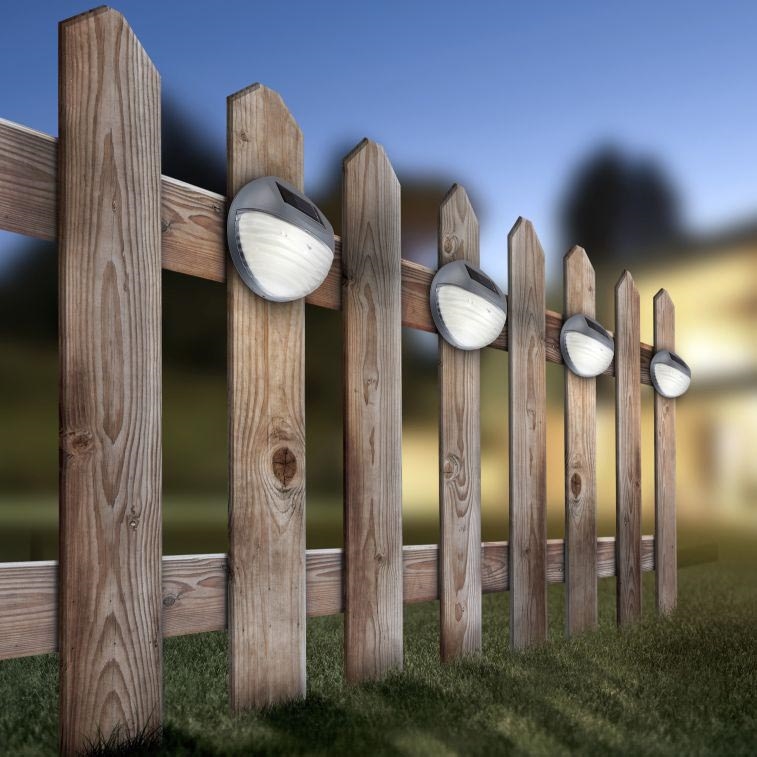 Globo - LED sieninis šviestuvas, įkraunamas saulės energija 2xLED/0,06W/1,2V IP44 200 mAh
