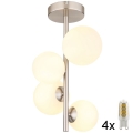 Globo - LED sietynas 4xG9/3W/230V matinis chromas