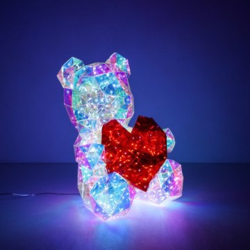 Globo - LED stalinė dekoracija dovaninėje pakuotėje LED/6W/5V USB meškiukas