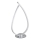 Globo - LED stalinė lempa LED/6W/230V sidabrinė