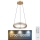 Globo - LED šviesos reguliavimas krištolas Sietynas ant stygos LED/36W/230V 2700K-6000K + nuotolinio valdymo pultas