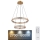 Globo - LED šviesos reguliavimas krištolas Sietynas ant stygos LED/78W/230V 2700K-6000K + nuotolinio valdymo pultas