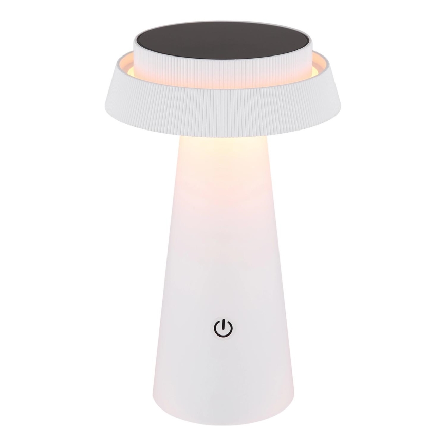 Globo - LED šviesos reguliavimas saulės jutiklinė lempa LED/4W/3,7W IP54 balta