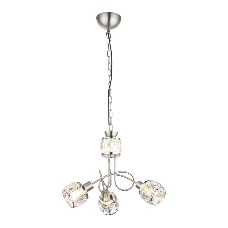 Globo - LED šviestuvas ant grandinės 3xE14/40W/230V + LED/5W