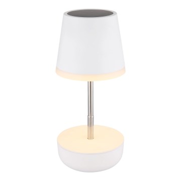 Globo - LED šviestuvas, įkraunamas saulės energija 10xLED/0,06W/3V IP44 balta