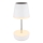 Globo - LED šviestuvas, įkraunamas saulės energija 10xLED/0,06W/3V IP44 balta