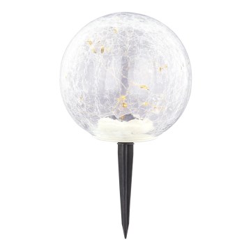 Globo - LED šviestuvas, įkraunamas saulės energija 15xLED/0,06W/3,2V diametras 15 cm IP44
