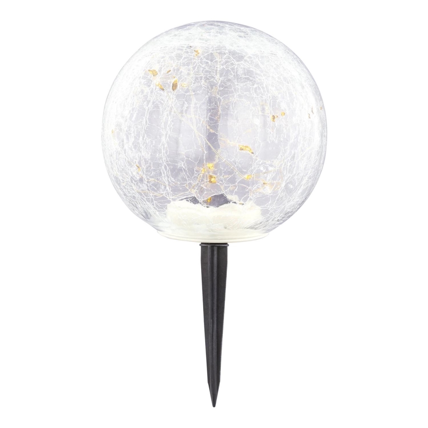 Globo - LED šviestuvas, įkraunamas saulės energija 15xLED/0,06W/3,2V diametras 15 cm IP44