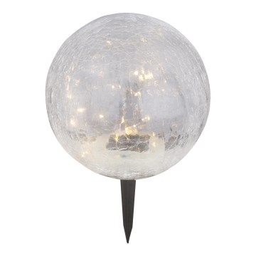 Globo - LED šviestuvas, įkraunamas saulės energija 20xLED/0,06W/3,2V diametras 19,5 cm IP44