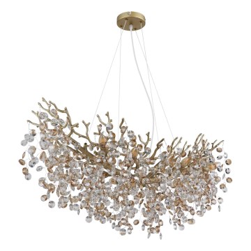 Globo - Liustra ant laido 10xE14/40W/230V auksinė