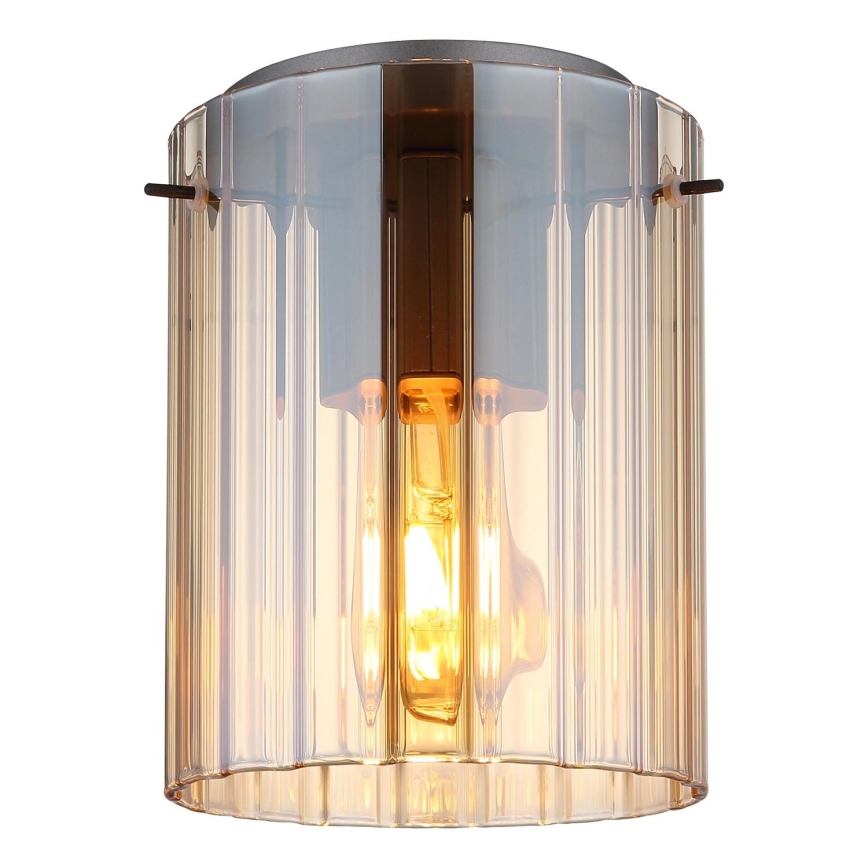 Globo - Lubinis šviestuvas 1xE27/40W/230V diametras 18 cm ruda