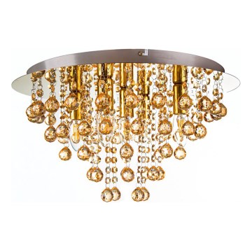 Globo - Lubinis šviestuvas 5xE14/40W/230V diametras 46 cm auksas