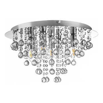 Globo - Lubinis šviestuvas 5xE14/40W/230V diametras 46 cm blizgus chromas